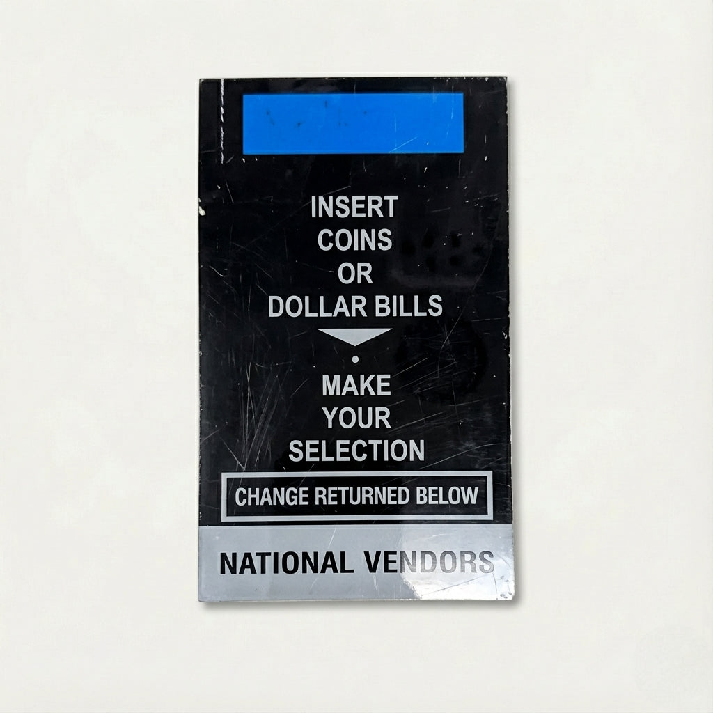 Crane National 145 146 snack machine bezel plate
